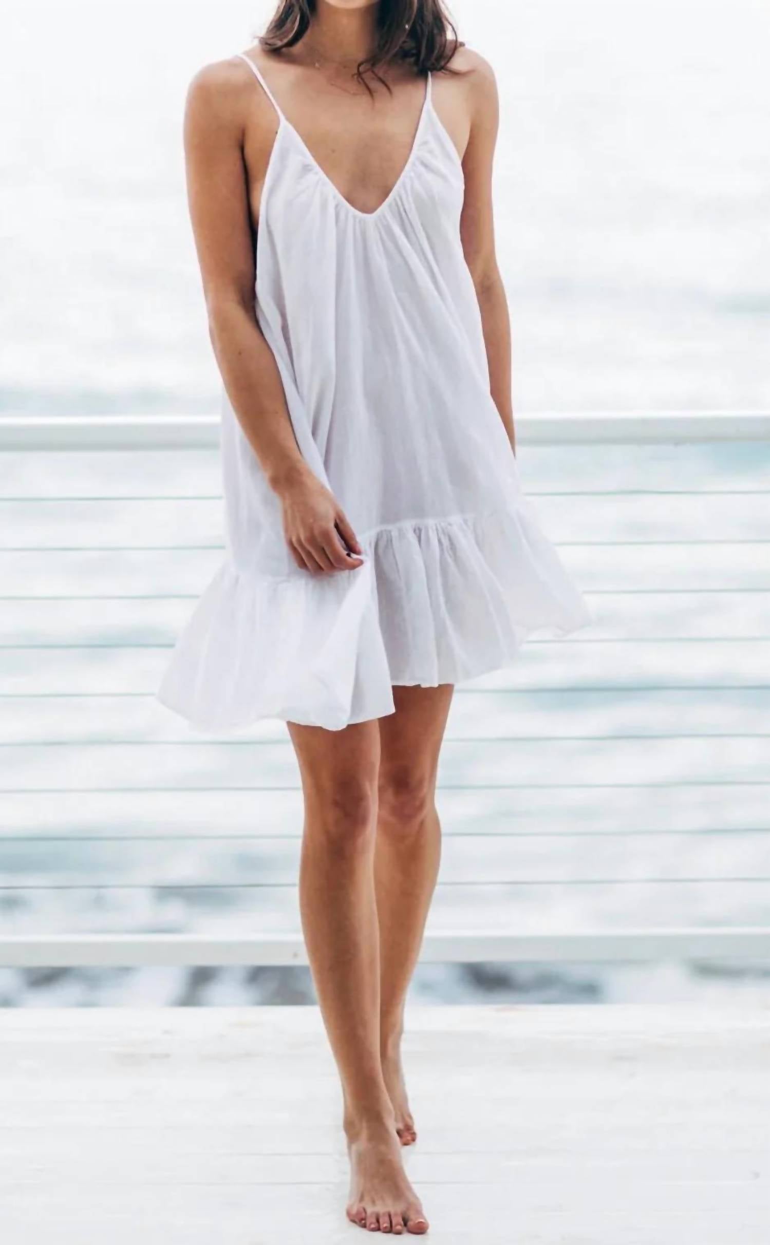 9Seed - St. Tropez Ruffle Mini Dress