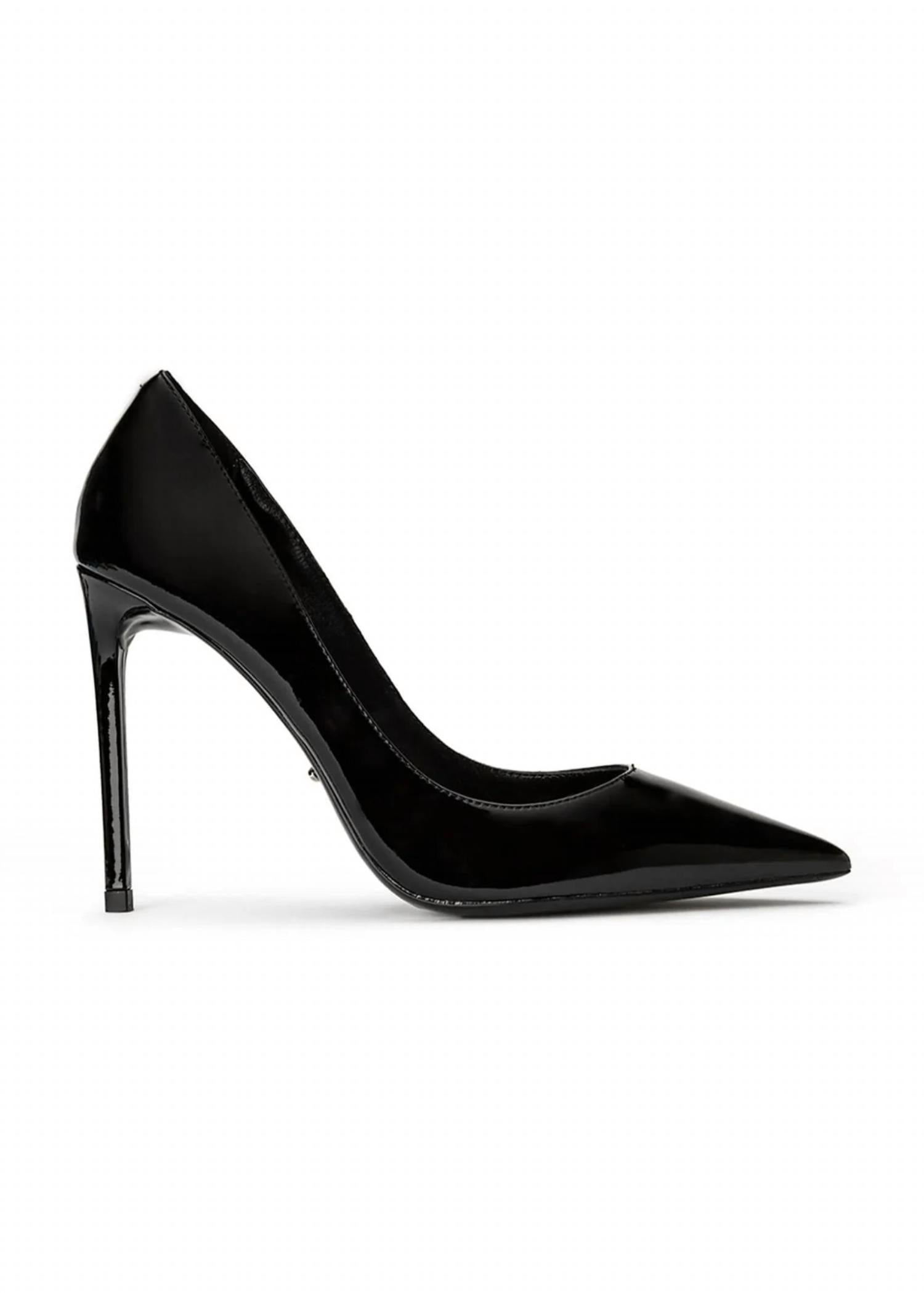 Tony Bianco Women's Anja Pointed Toe Heel in black patent - women's heels