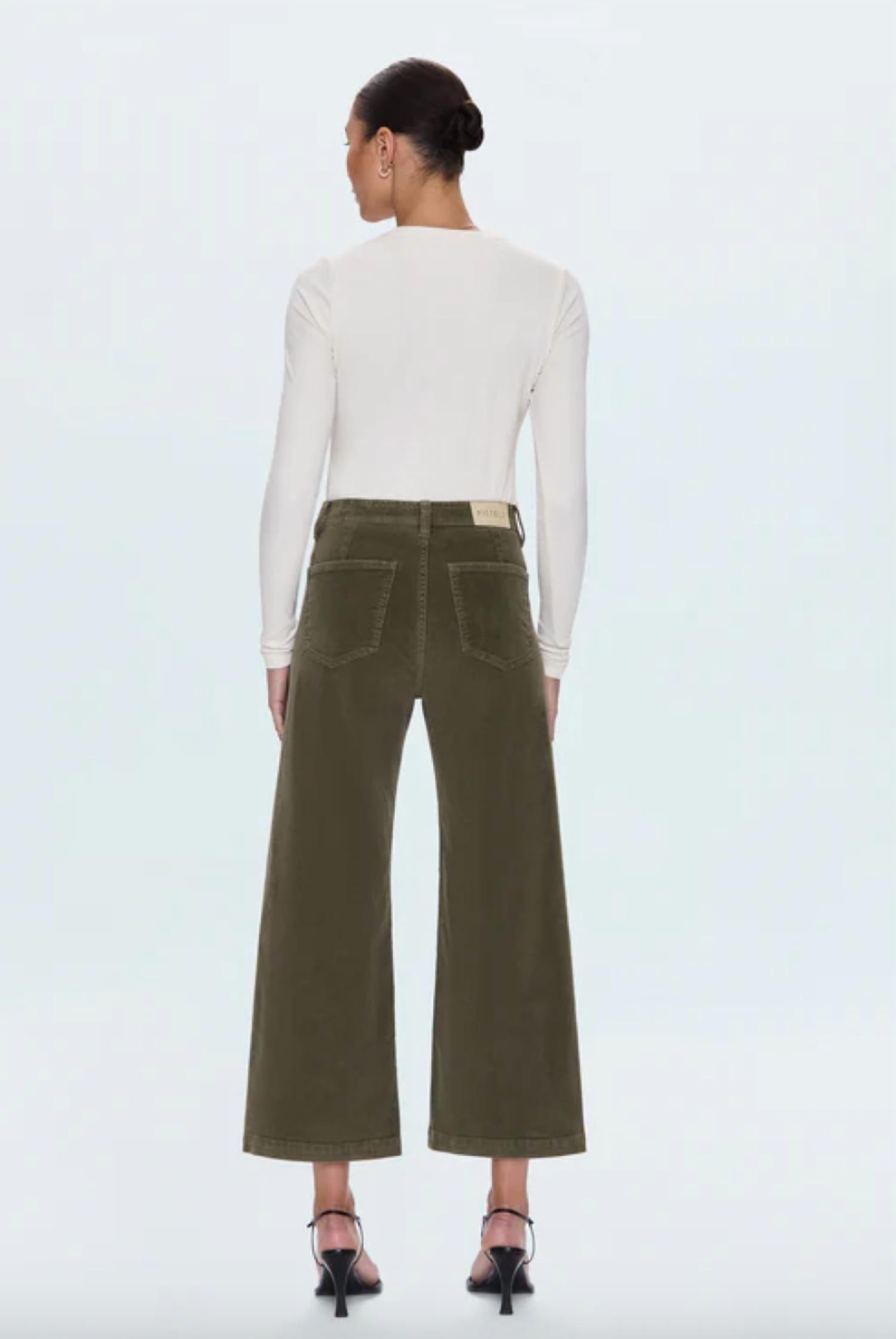 Pistola - Penny Crop High Rise Wide Leg Pant
