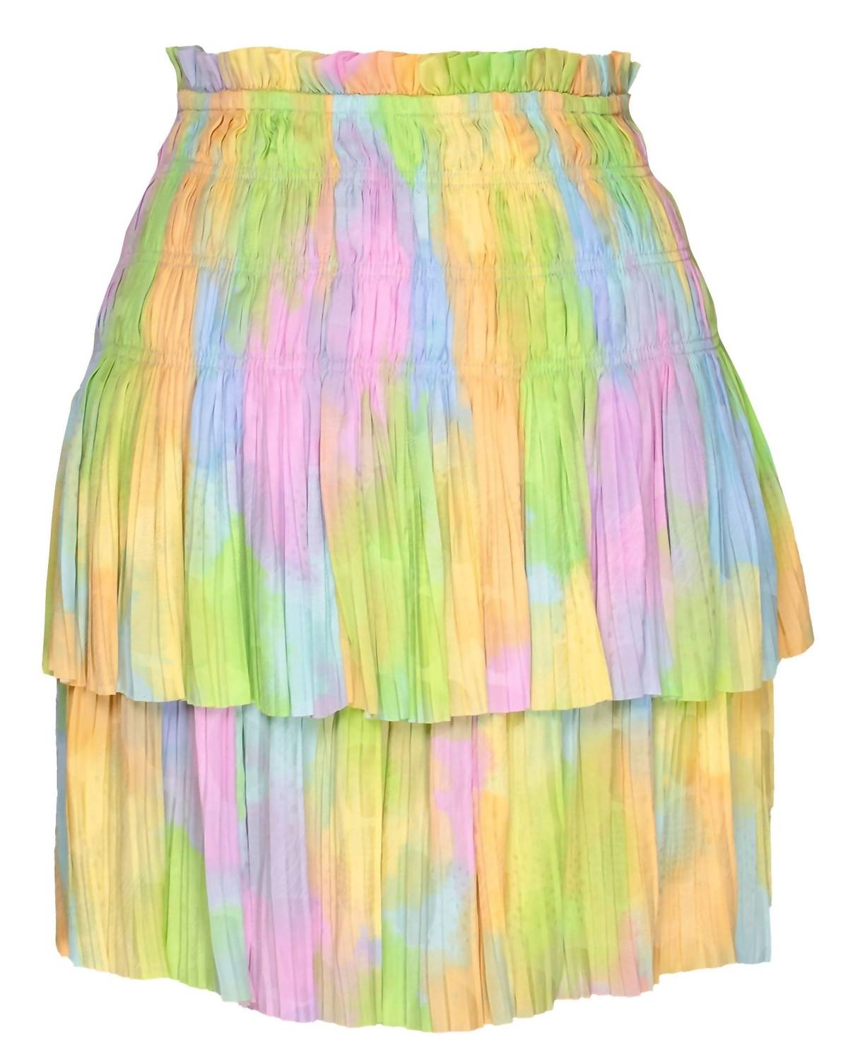 Current Air - Women's Cotton Candy Pleated Mini Skirt