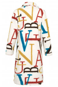 Dolcezza - Sherpa Monogram Coat