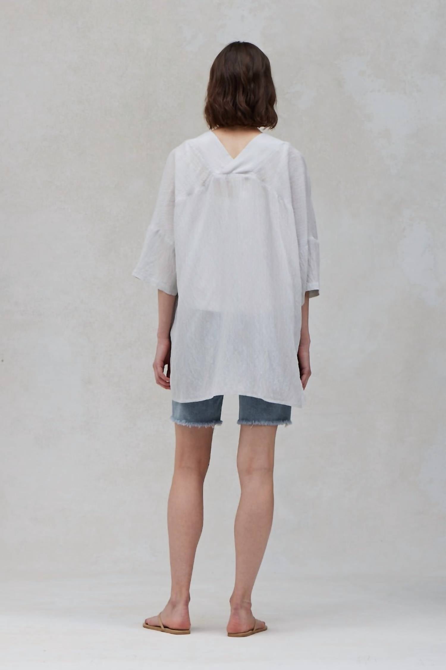 Grade & Gather - Lordes Oversized Crepe Kimono