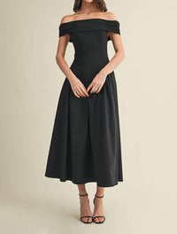 Mustard Seed - Margot Off The Shoulder Midi Dress