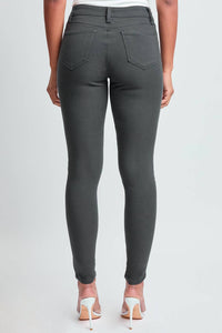 YMI Bianca Mid-rise Skinny Jeans in jet set - women's jeans - view 5