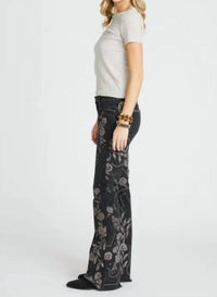 DRIFTWOOD Eva Boot Cut Jeans in phantom hallucination - women's jeans - detail view
