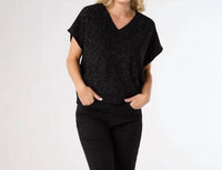 Coco + Carmen - V Neck Cap Sleeve Sweater