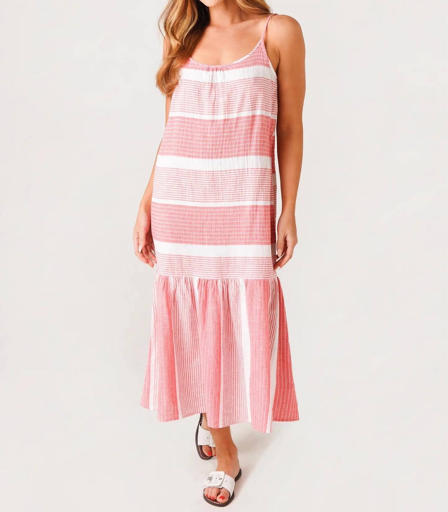 Seafolly - Striped Midi Cover Up Dress