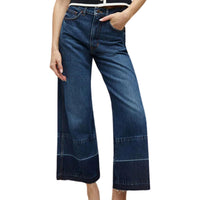 Veronica Beard - Taylor Released Hem Cropped Wide-leg Jeans