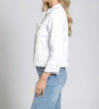 Apny - Jean Jacket With Frayed Detail