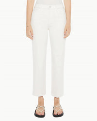 Mother - Rambler Zip Ankle High Rise Straight Jeans