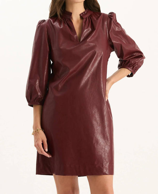 Tyler Boe - Sherri Vegan Leather Mini Dress