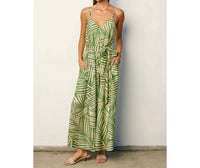 Dress Forum - Janie Tropical Spaghetti Strap Maxi Dress