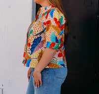 Jade - Lantern Sleeve Shirt