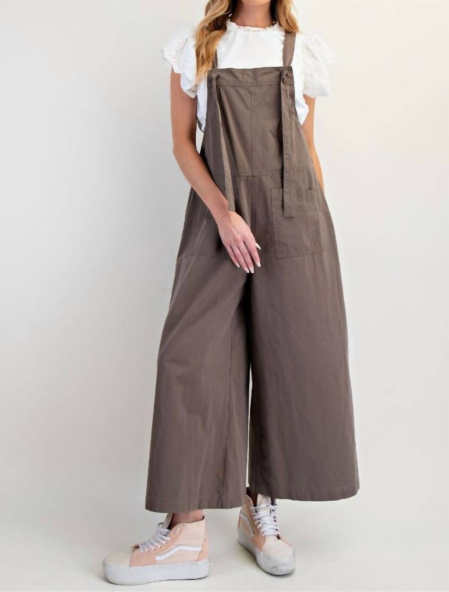 Easel - Wide Leg Parachute Jumper