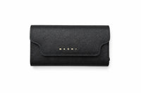 MARNI Women's Trunk 6-hook Leather Key Case in black - women's accessory