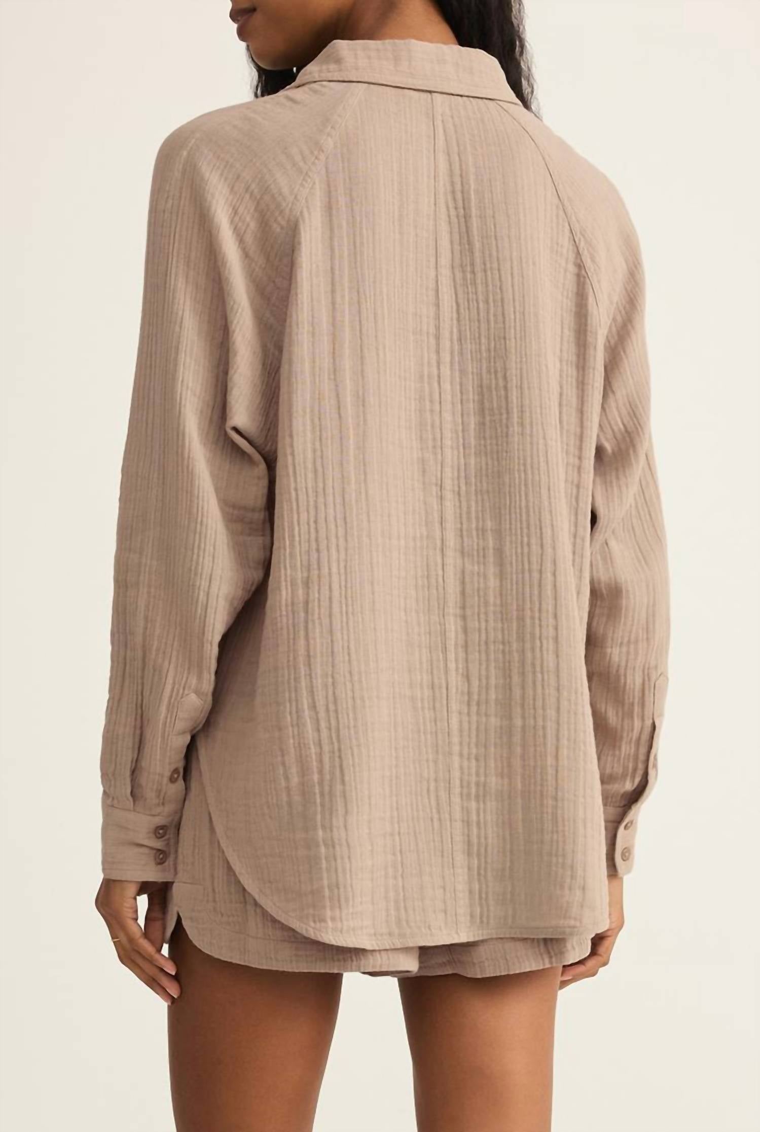 Z Supply - Phia Airy Long Sleeve Top