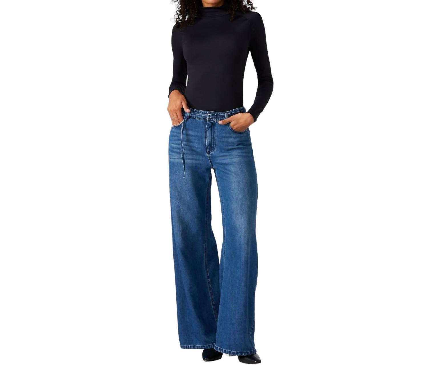 STEVE MADDEN Serenity Wide Leg Jeans - women's pants