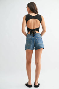 Just Usa - Sierra Mid-rise Western Pocket Shorts