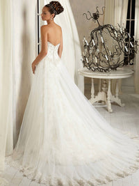 Angelina Faccenda - Trumpet Embroidered Wedding Dress