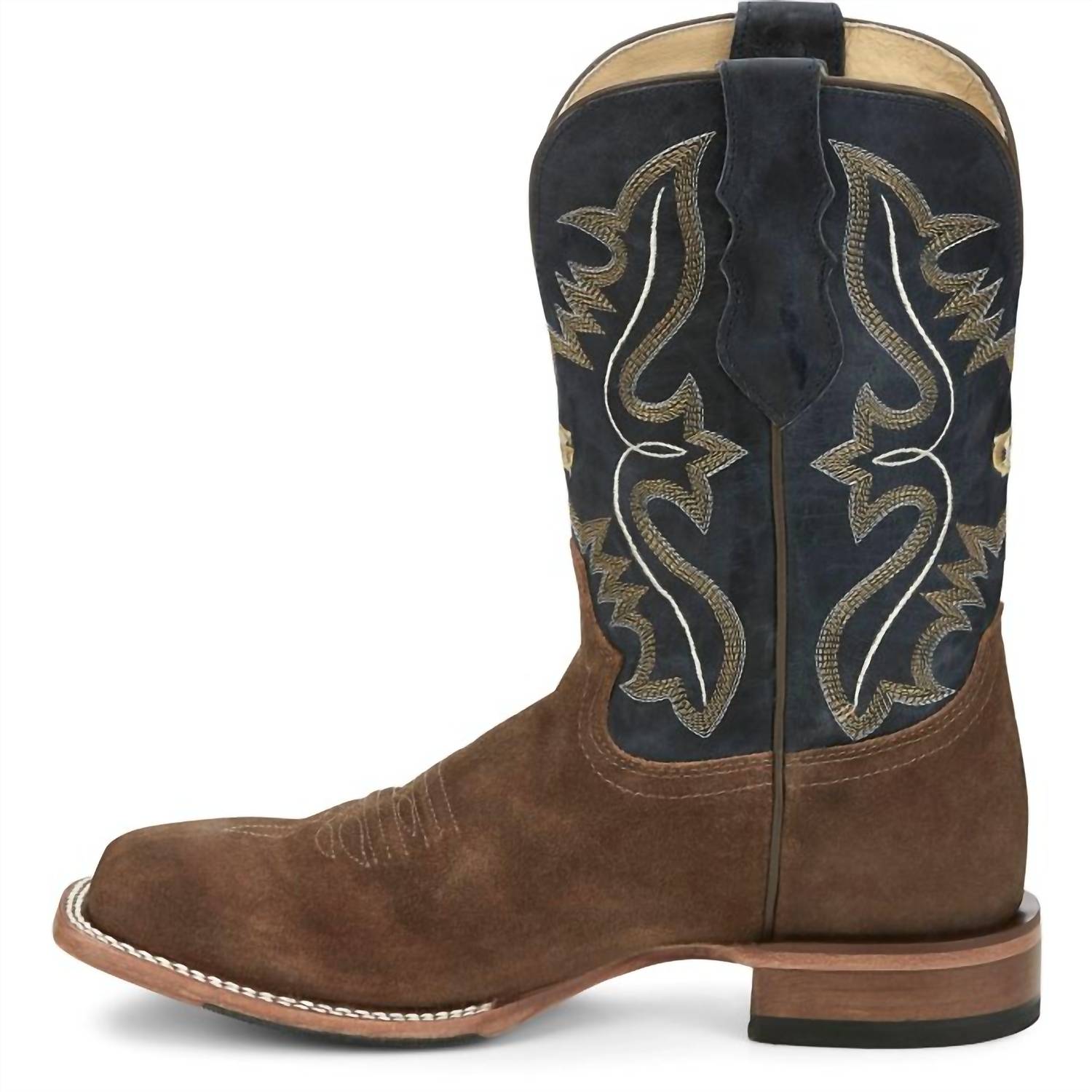 Justin Boots Men's Dillon Waxy Suede Square Toe Western Boots in tan - men's boots - view 5