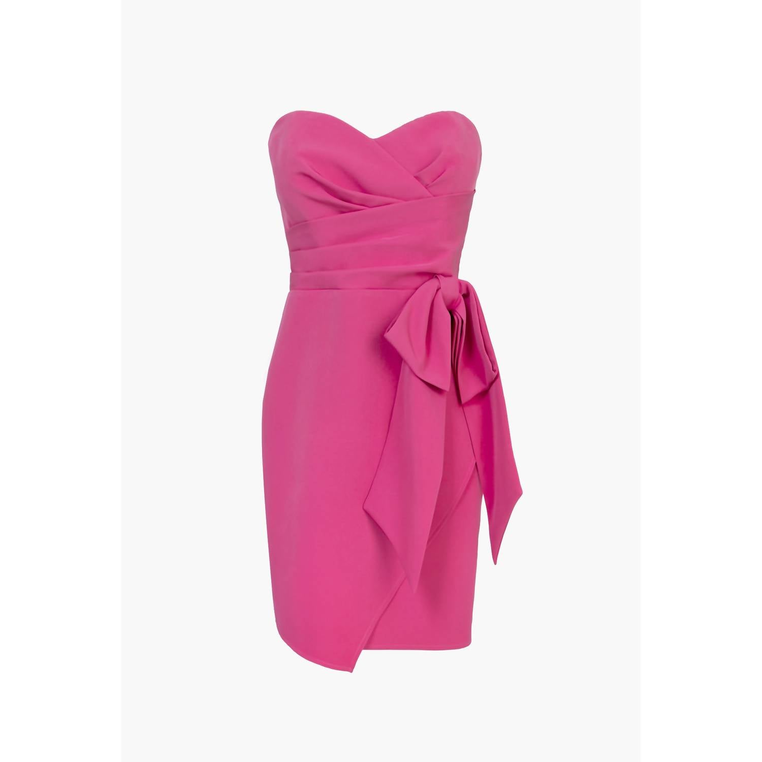 Adelyn Rae - Cindy Strapless Bow Mini Dress