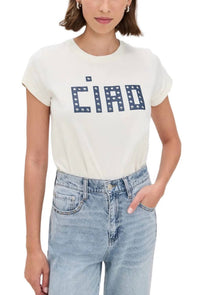 Clare V. - Women's Classic Ciao With Studs Tee