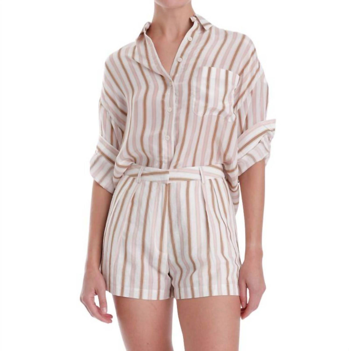 Karina Grimaldi - Spencer Striped Shorts