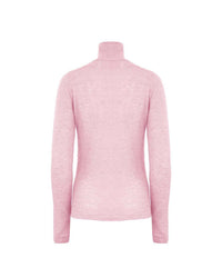 Theo The Label - Women's Nomia Sheer Knit Turtleneck Top