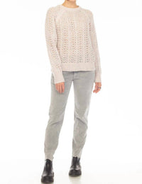 hello nite Crew Raglan Sweater in blush - women's sweater