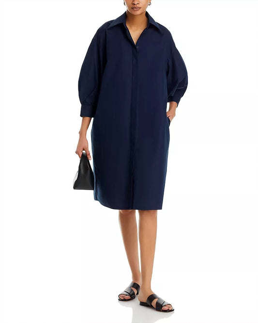 Lafayette 148 - Lantern Sleeve Shirtdress