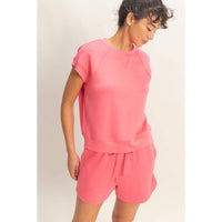Hyfve - Crew Neck Sleeveless Top And Shorts Set