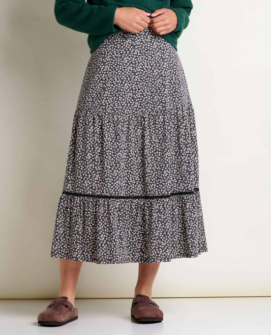 Toad&Co - Marigold Tiered Midi Skirt