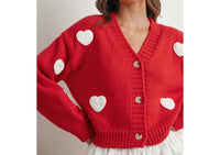 Buttermelon - Georgie Cropped V-neck Cardigan