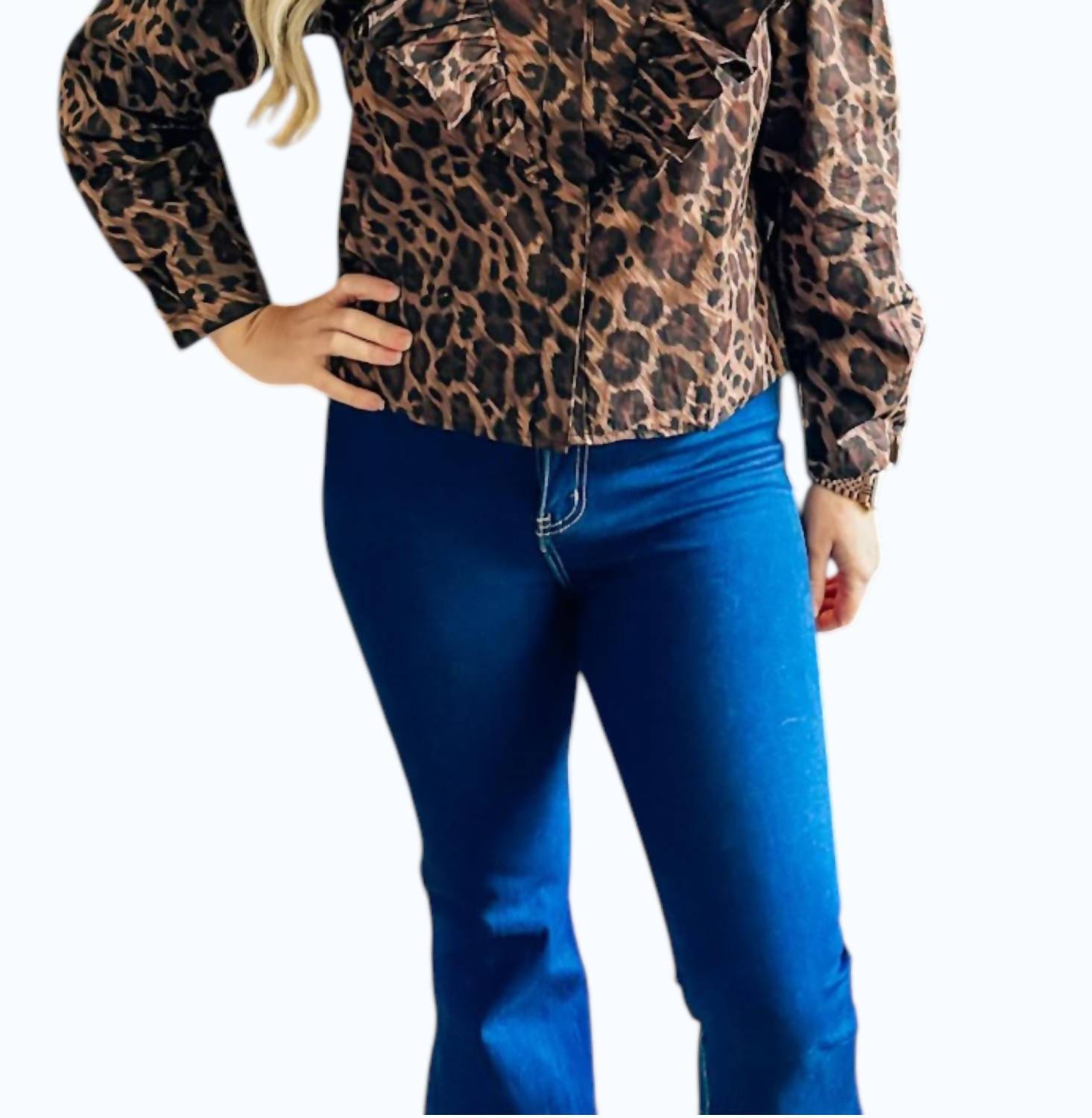 Karlie - Langley Leopard Blouse