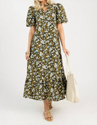 Entro - Autumn Bouquet Midi Dress