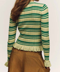 Damson Madder - Anelis Cotton Merino Blend Cardigan