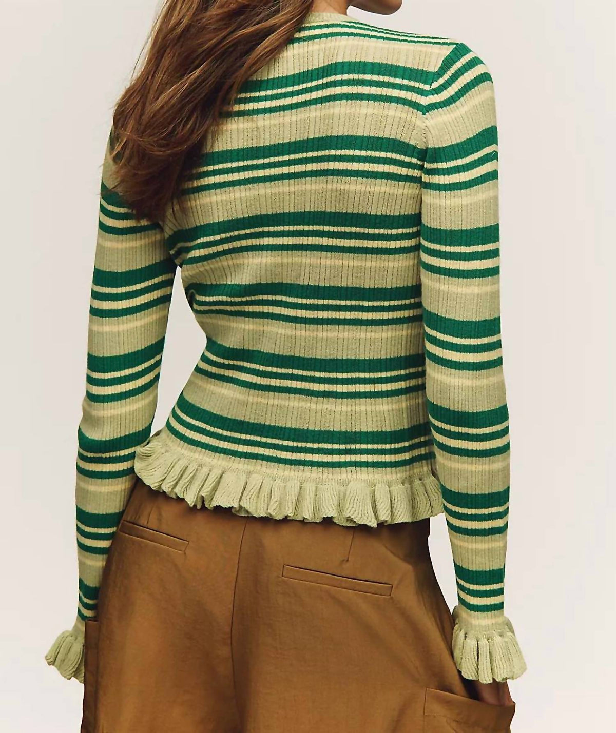 Damson Madder - Anelis Cotton Merino Blend Cardigan