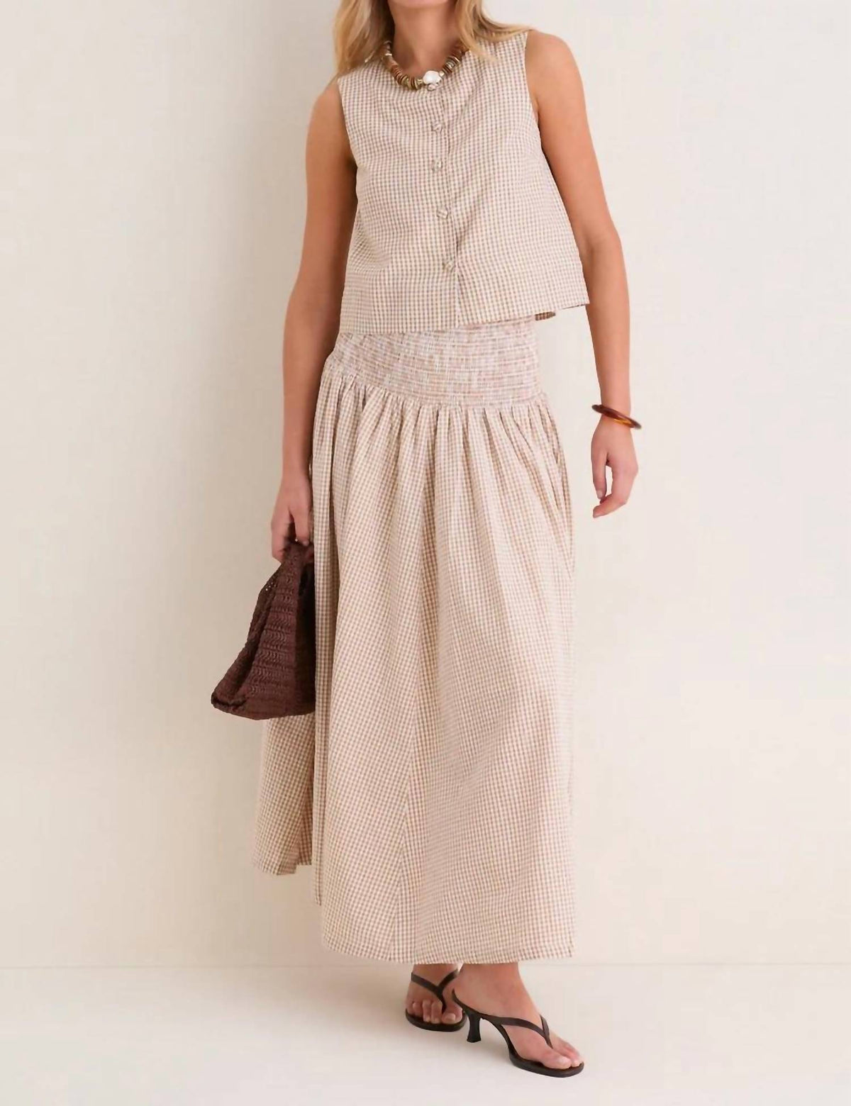 Emerson Fry - Button Front Wide Hem Top