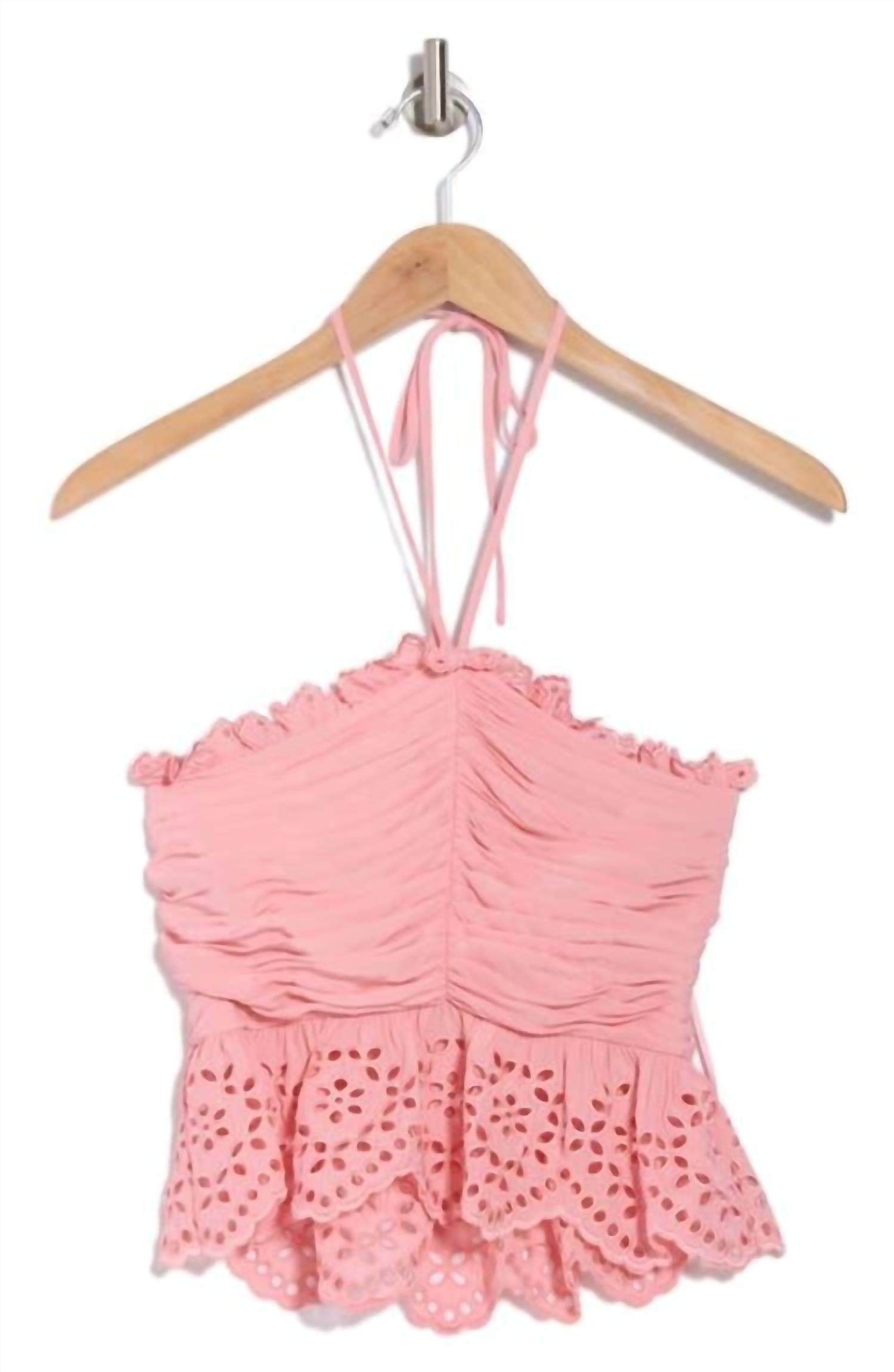 Ramy Brook - Michelle Eyelet Halter Top