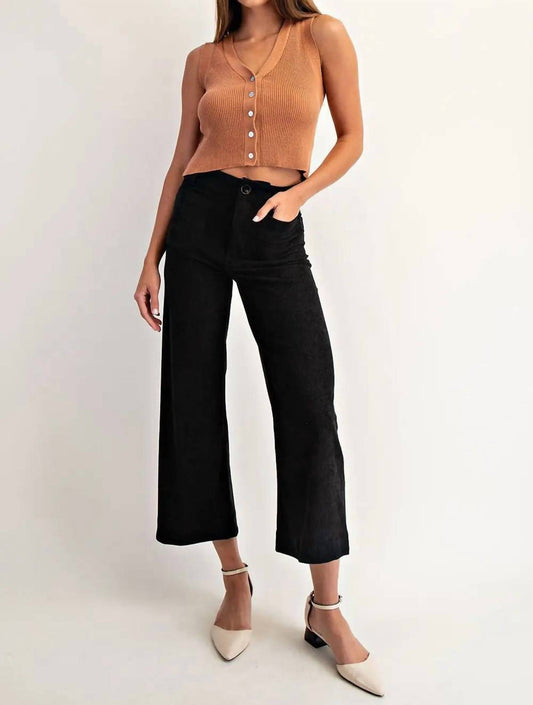 Ee:Some - Corduroy Patch Pocket Pant