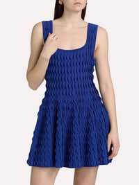 Simkhai - Vanna Scalloped Knit Mini Dress