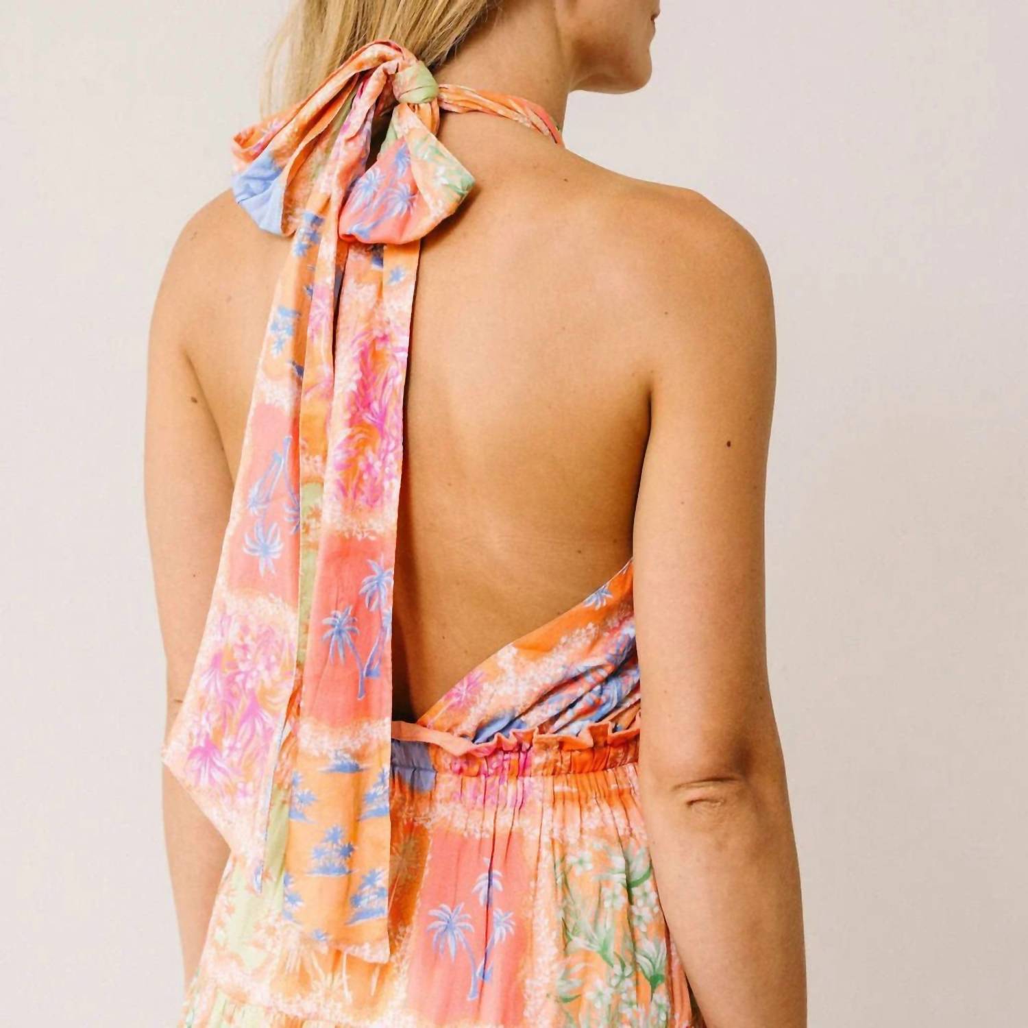 Sunshine Tienda Capri Dress in multicolor - women's dress - alternate view