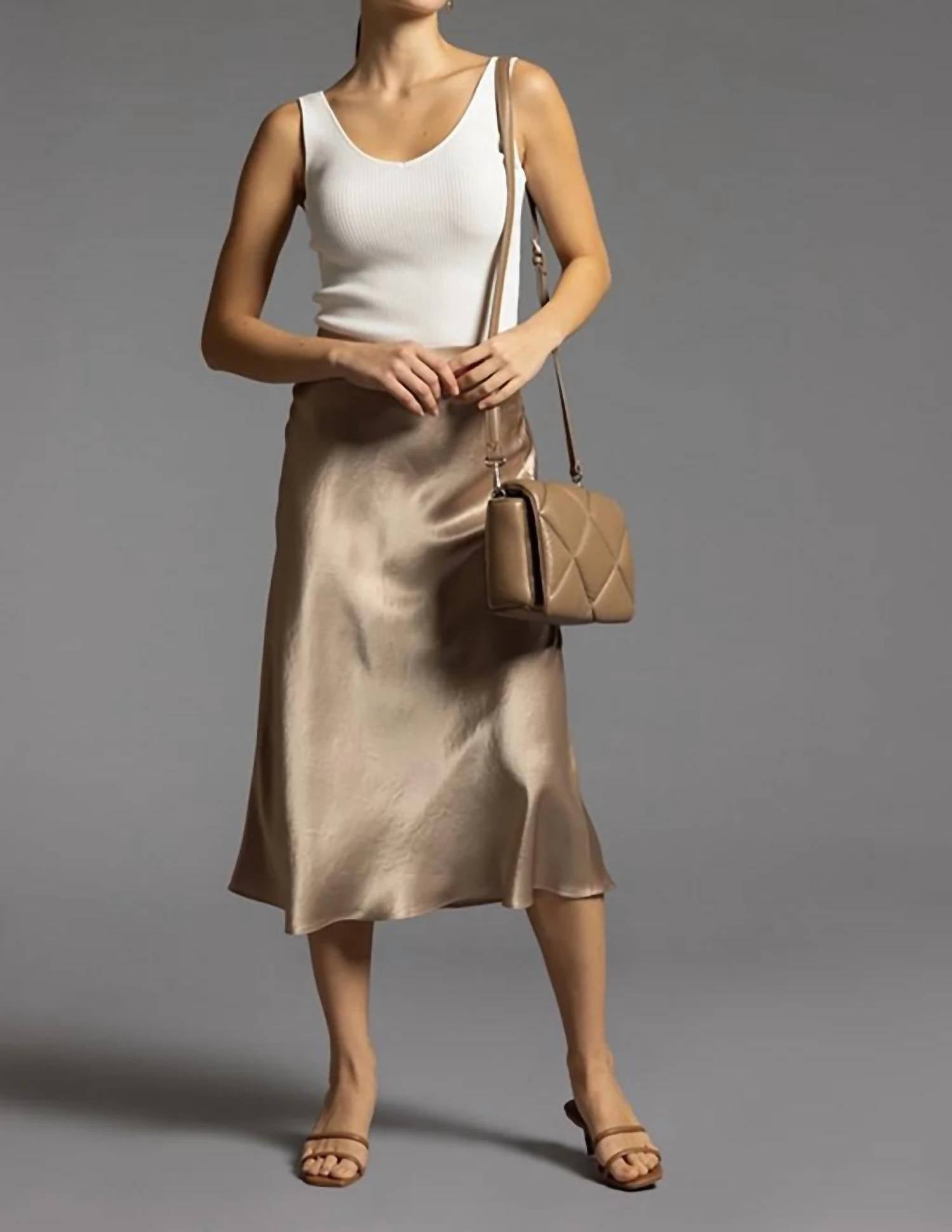 Weekend Los Angeles - Satin Mirada Midi Skirt