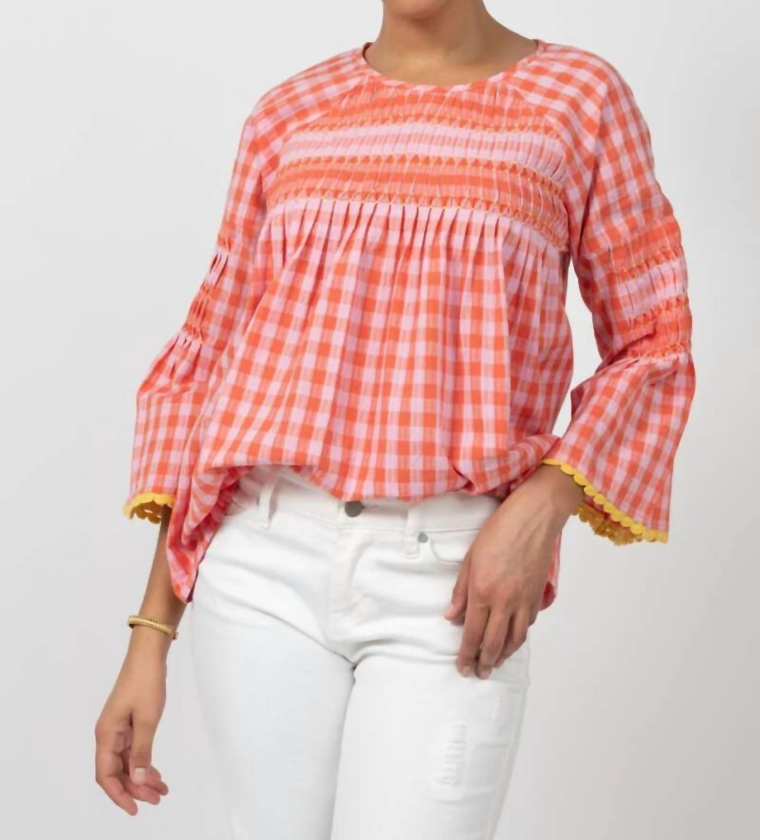 Ivy Jane - Checked & Tucked Top