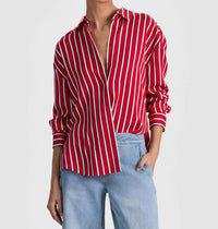 Alice + Olivia - Women's Dimitra Oversized Button Down Shirt
