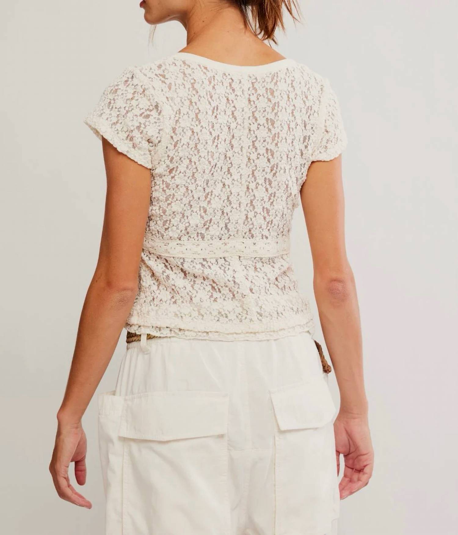 Free People - Claro Short Sleeve Tee
