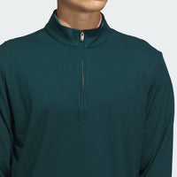 adidas Ultimate 365 Classic Quarter Zip Top in jl5322 green - men's jacket - alternate view