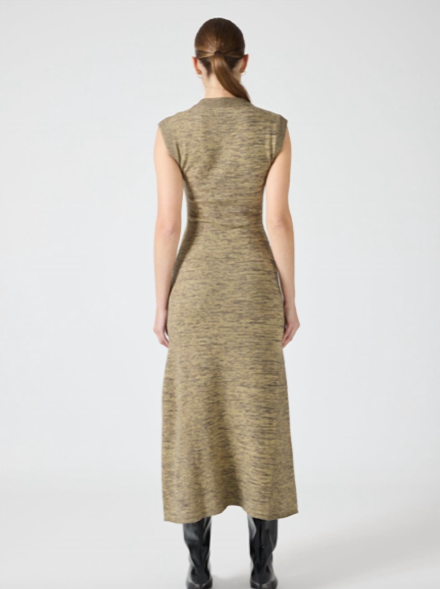 Third Form - Melange Knit Midi Dress