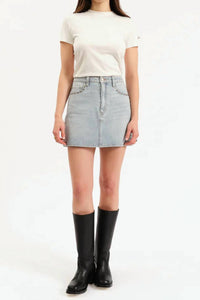 Daze - Studded Denim Skirt