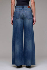 HIDDEN Nori High Rise Super Wide Leg Jeans in medium vintage 1 - women's jeans - alternate view